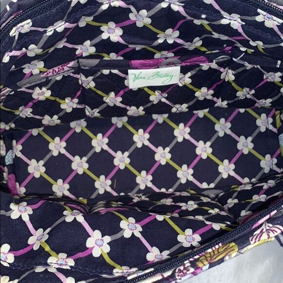 Vera Bradley Purple Floral Satchel - Picture 9 of 9